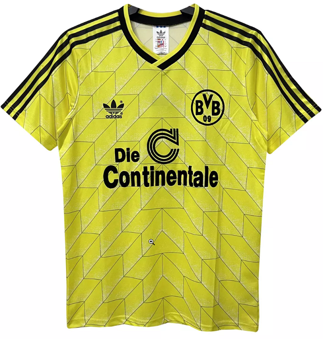 Camisa I Borussia Dortmund 1988 1989 Adidas Retro